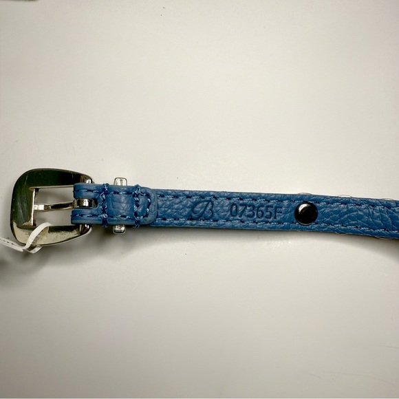 Brighton-Bracelet Bandit Light Blue Leather-Silver-Adjustable 7.5-8in-NWT - Picture 8 of 10